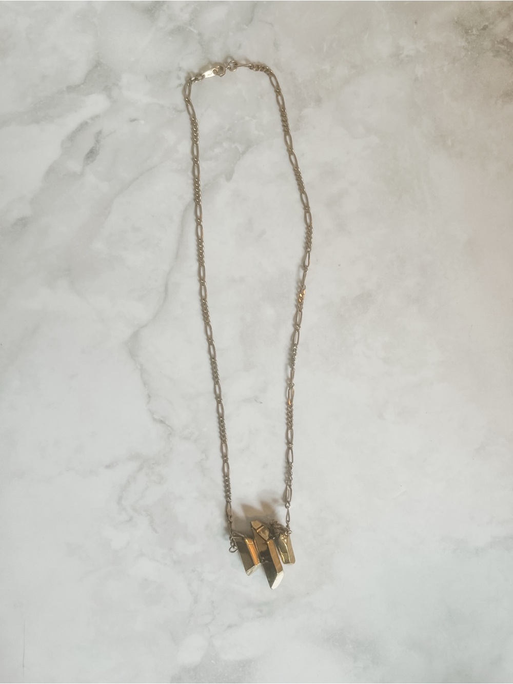 Elegant Gold-Tone Pendant Necklace - Women's Jewelry